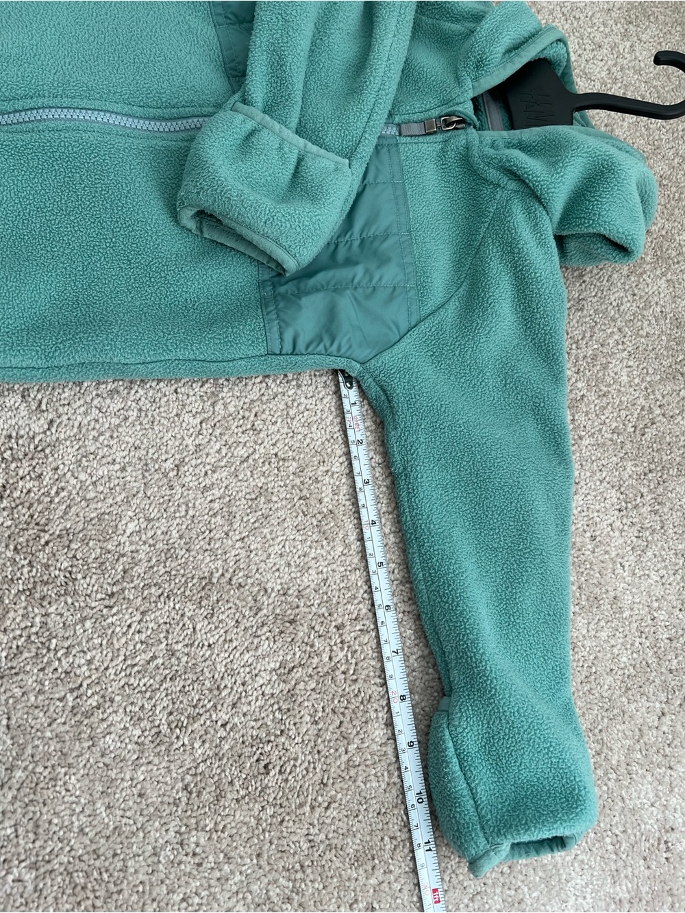 MEC Kids Mint Green Hooded Fleece Zip Jacket - Picture 6 of 8